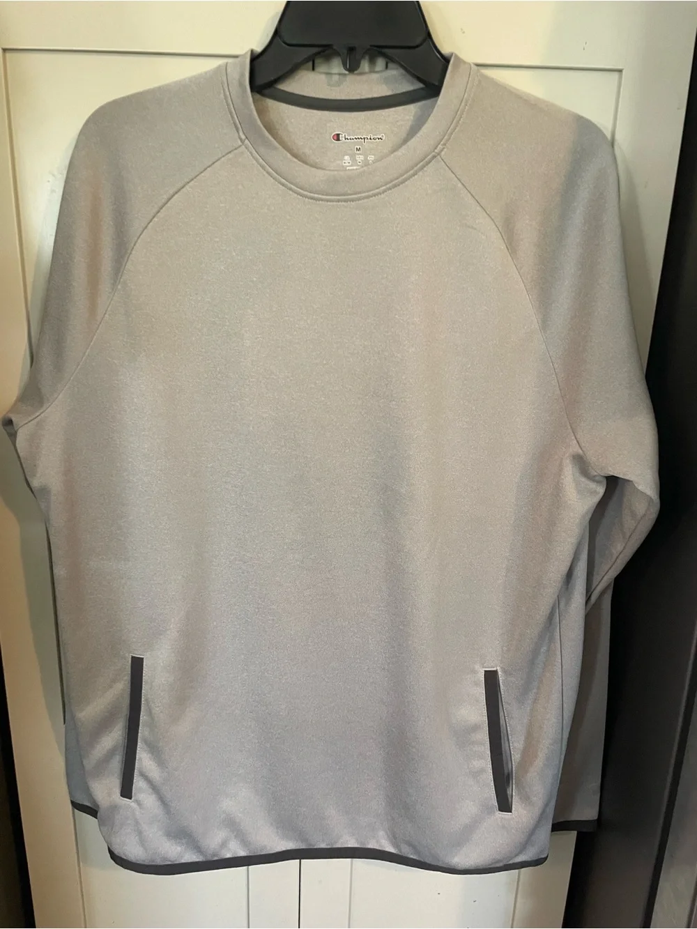 Champion Light Gray Men’s Crewneck Sweatshirt